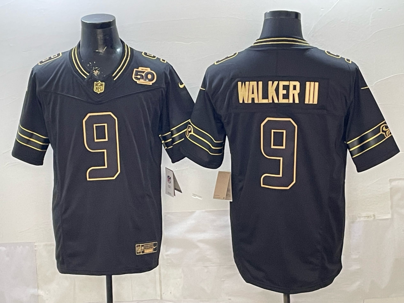 Men Seattle Seahawks #9 Walker iii Black Nike Limited 2026 NFL Jersey 03006